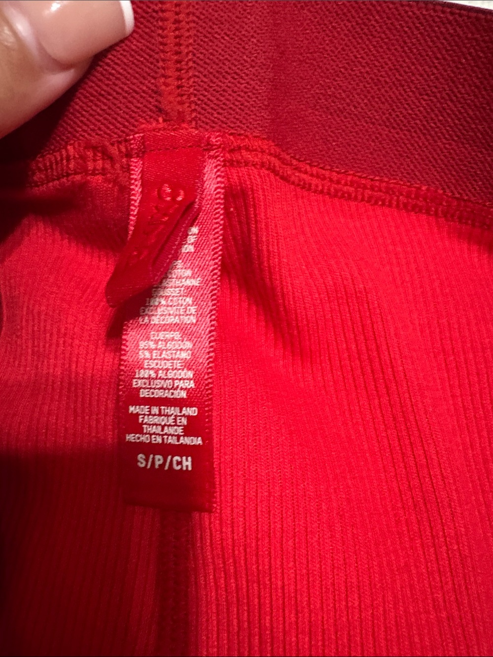 SKIMS Red Ribbed Boxer Briefs - Picture 2 of 3